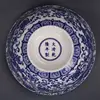Fine Chinese Qing Qianlong old antique Porcelain blue white dragon bowl  for kitchen 5