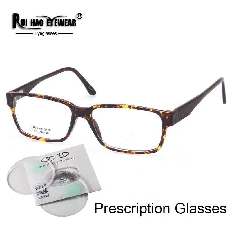 Retro Glasses Frame Customize Prescription Eyeglasses Myopia Glasses Fill Resin Lenses Cylinder