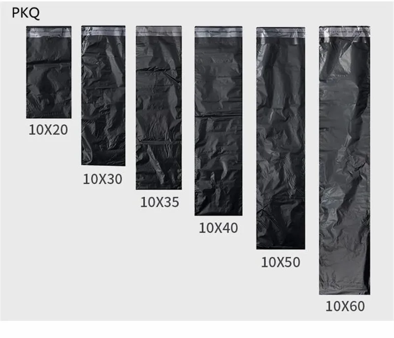 

100PCS Long Plastic Storage Bag Self Adhesive Packaging Bag For Mat Blanket Courier Envelope Shipping Bag Mail Bag