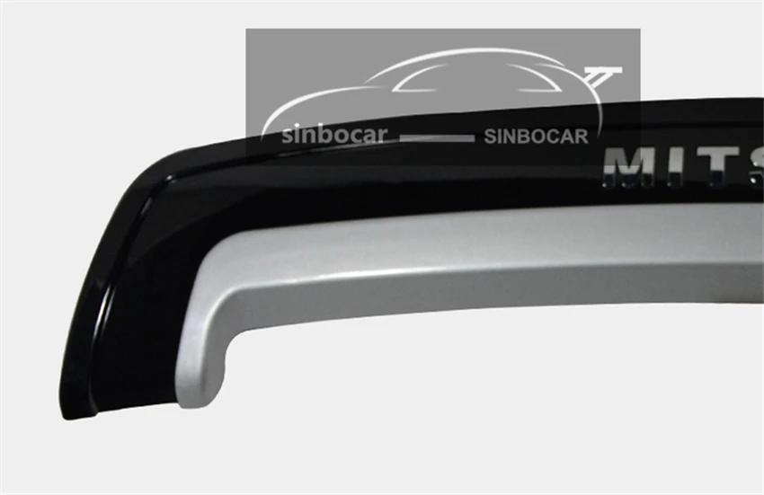 Car ABS Rear Bumper Protector Sill Plate Cover Trunk Guard Trim For Mitsubishi ASX 2013- Car Styling Bumper Protector