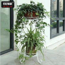 Балконная Цветочная стойка для дома, гостиной и заземления, цветочный горшок с рамкой, зеленый цветок Луо, многоярусная комната, встроенная стойка