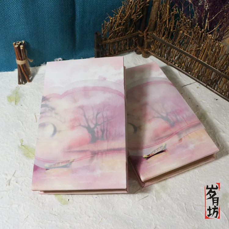 Sui yue fang Classical by Fold-Mounted Accordion-Style Beautiful Chinese-style Antique Style Gift Album of rmbodhi