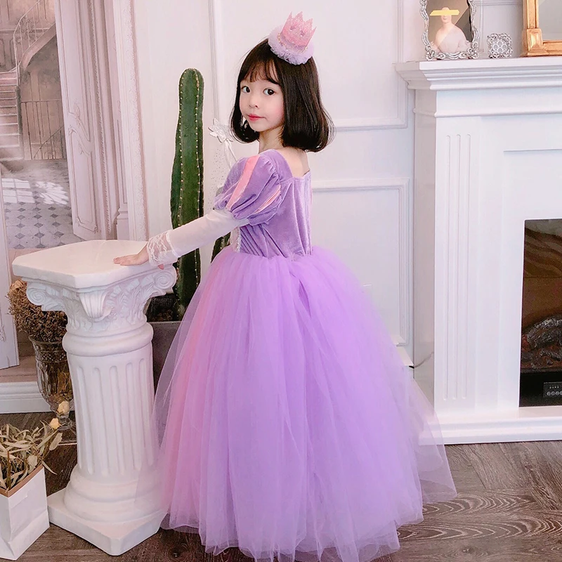 Robe Princesse Fille Raiponce