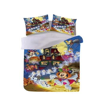 

Minnie Mickey Bedding Set Duvet Cover Pillowcase Adult Children King Size Bed Set Sally Nightmare Before Christmas