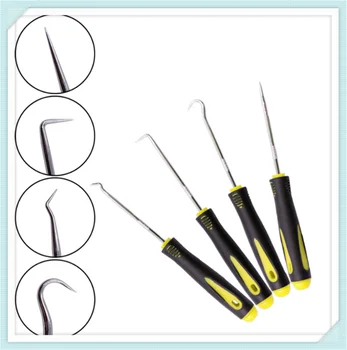 

Universal 4pcs car dismantling oil seal hook gasket manual remover for Land Rover 2.5 V6 found 3 V6 V8