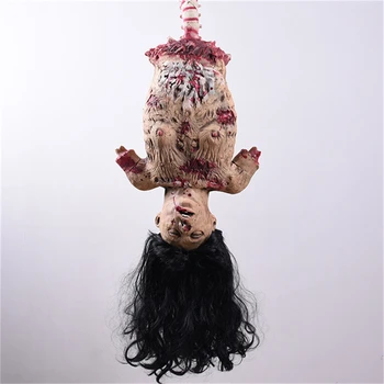 

Bar Festival Party Supplies Frighten Halloween Corpse Decoration Hanging Creepy Halloween Props Bloody Grim Ghost Latex Corpse