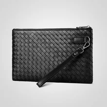 Новейшие кошельки из натуральной овечьей кожи и вязаный клатч ручной работы из мягкой кожи, вместительные сумки через плечо