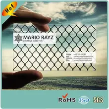 Дизайн прозрачные ПВХ пластиковые визитки