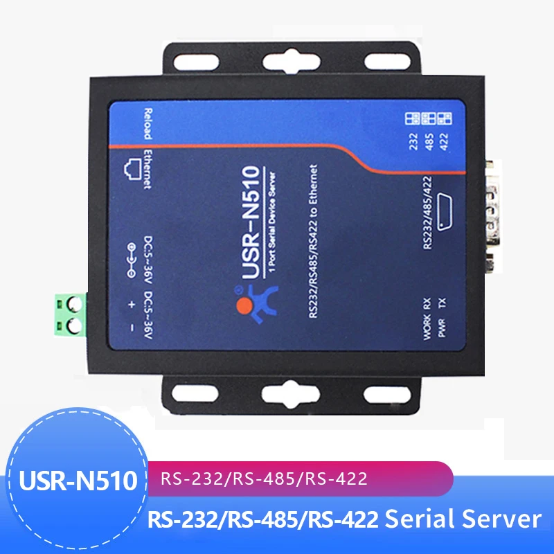 USR-N510 промышленный последовательный порт RS232 RS422 RS485 в Ethernet TCP/IP конвертер