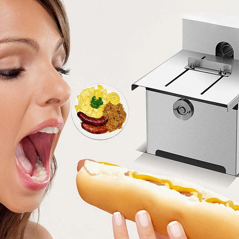 Hot dog Knot Machine Stainless Steel Sausage Tying Machine Manual Household Hotdog Knot Sausage Winding Machine 6
