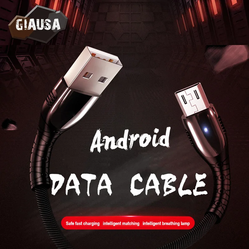 

Universal USB Cable 3A Fast Charging Micro USB Cable Charger Sync Data Charge For Samsung Xiaomi Huawei Android Mobile Phone