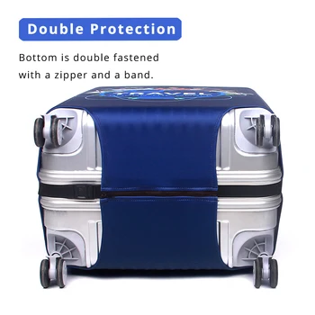 Travel Thick Elastic Luggage Protective Cover Fashion Case Suitcase  Fit 18"-32" Trolley Baggage Covers XT900 4