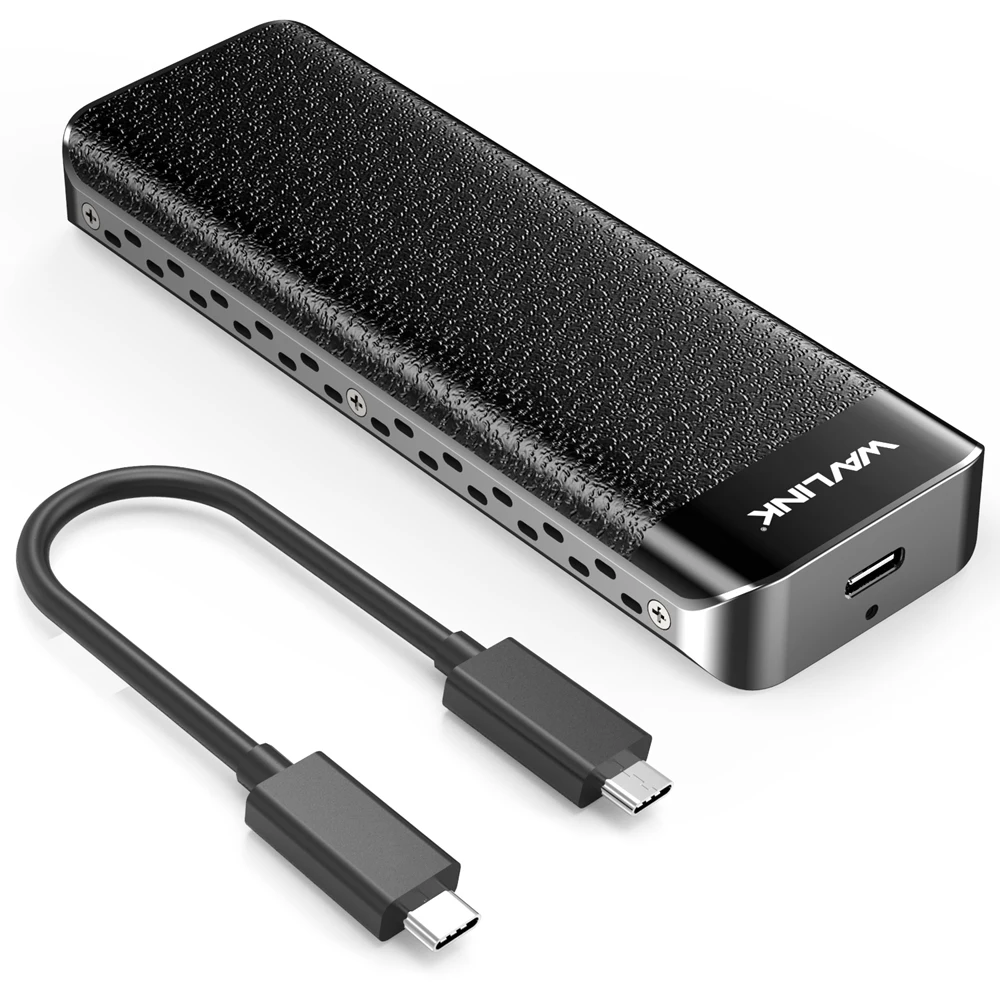 Wavlink USB 3.1 Gen 2 to NVMe Enclosure Thunderbolt 3 M.2 Mkey NVMe USB C Gen2 40Gbps PCIe SSD Case For 2230/2242/2260/2280 SSD laptop hard disk enclosure