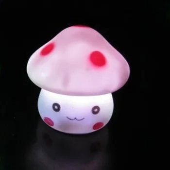 

Cute Button Control Colorful Fashion Bedroom Sleeping Durable Mushroom Shape Practical LED Lamp Night Light