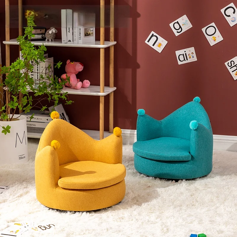 

Children's Sofa Crown Girl Princess Baby Sofa Chair Cute Sofa Chair Lazy Mini Stool Kids Chair
