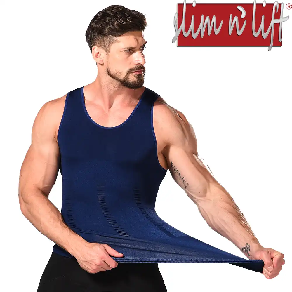 men's slimming shirt and body shaper