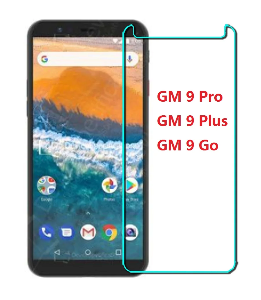 

Закаленное стекло для общего мобильного GM 9 Go Plus PRO 9H Высококачественная защитная Пленка чехол