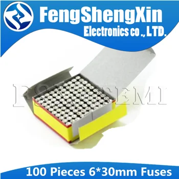 

100pcs/lot 6x30mm Glass fuse 0.1A 0.2A 0.5A 1A 2A 3A 4A 5A 8A 10A 15A 20A 30A 250V 6*30mm fuse