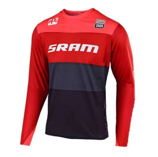 Мотоциклы Горные Джерси MTB Enduro внедорожный larga горный велосипед для sram Мотокросс Джерси BMX DH MTB T-ShirtDDD - Цвет: Лаванда