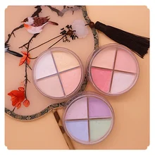 Четыре цвета свободный порошок Набор водонепроницаемый и прочный стойкий контроль масла консилер даже тон кожи порошок