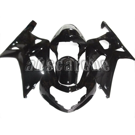 Инжекторный полный обтекатель комплект для Suzuki GSXR600 G-SXR750 K1 2000 2001 2002 2003 ABS пластик мотоциклетные наборы кузова глянцевый чистый черный