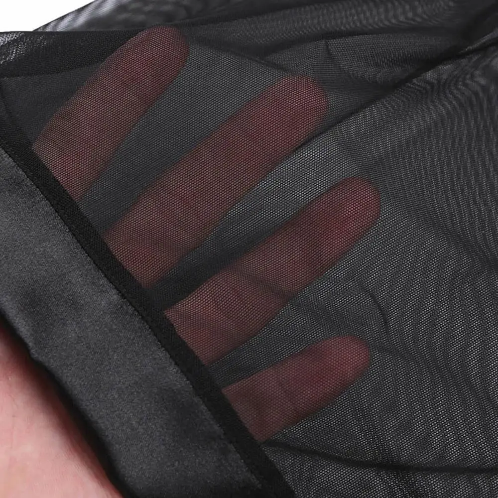 Мужское сексуальное нижнее белье с прозрачной сеткой мужские трусы боксеры