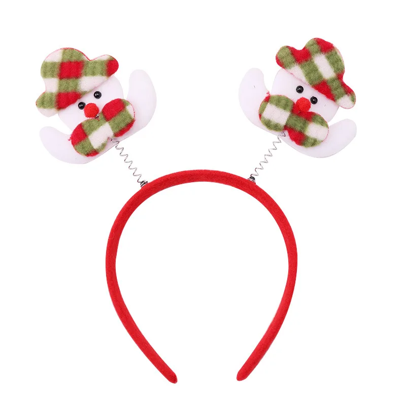 Christmas Headband Glitter Foam Spring Antlers Hair Band Cute Santa Claus Hair Hoop Festival Party Headwear Hair Accessories - Цвет: 4