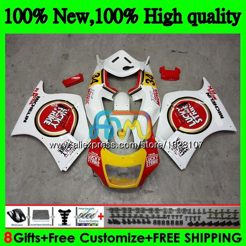 Корпус для SUZUKI RGV250 SAPC VJ22 92 93 94 95 96 66BS. 71 RGV-250 VJ21 всю 22 RGV 250 1992 1993 1994 1995 Lucky белый 1996 обтекатель