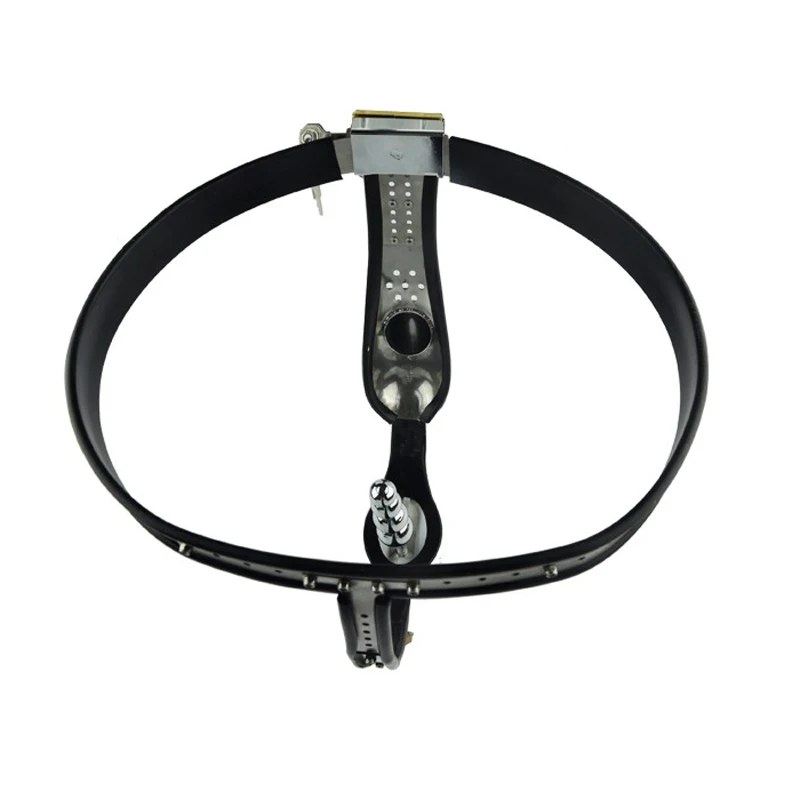 FODRK Amazing Stainless Steel Male Chastity Belt Metal Underwear BDSM