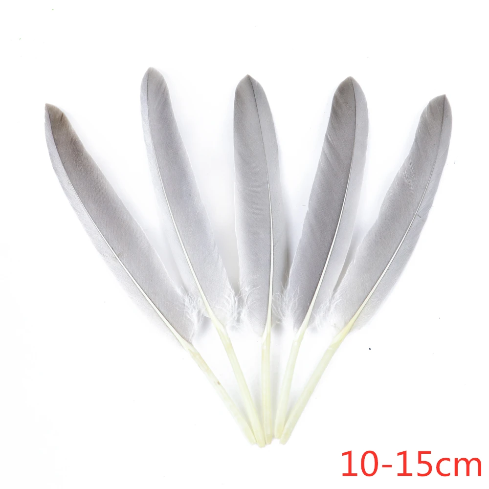 Goose feather WCFeatherS 29 Styles Natural feather Pheasant Peacock Chicken feathers DIY Mask Jewelry Decoration Accessory Plumes Plumas - Цвет: Goose feather