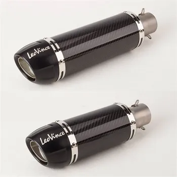 

51mm Yoshinura modified Moto motorcycle exhaust pipe carbon fiber exhaust FZ1 MT09 Z1000 SV650 LEOVINCE exhaust pipe