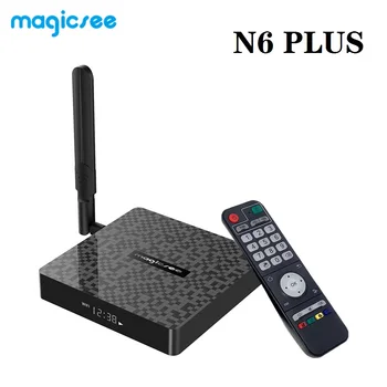 

Magicsee N6 PLUS TV Box DDR4 4GB 32GB 64GB ROM Media Player Amlogic S922X Dual Wifi Bluetooth Gigabit Ethernet Set Top Box