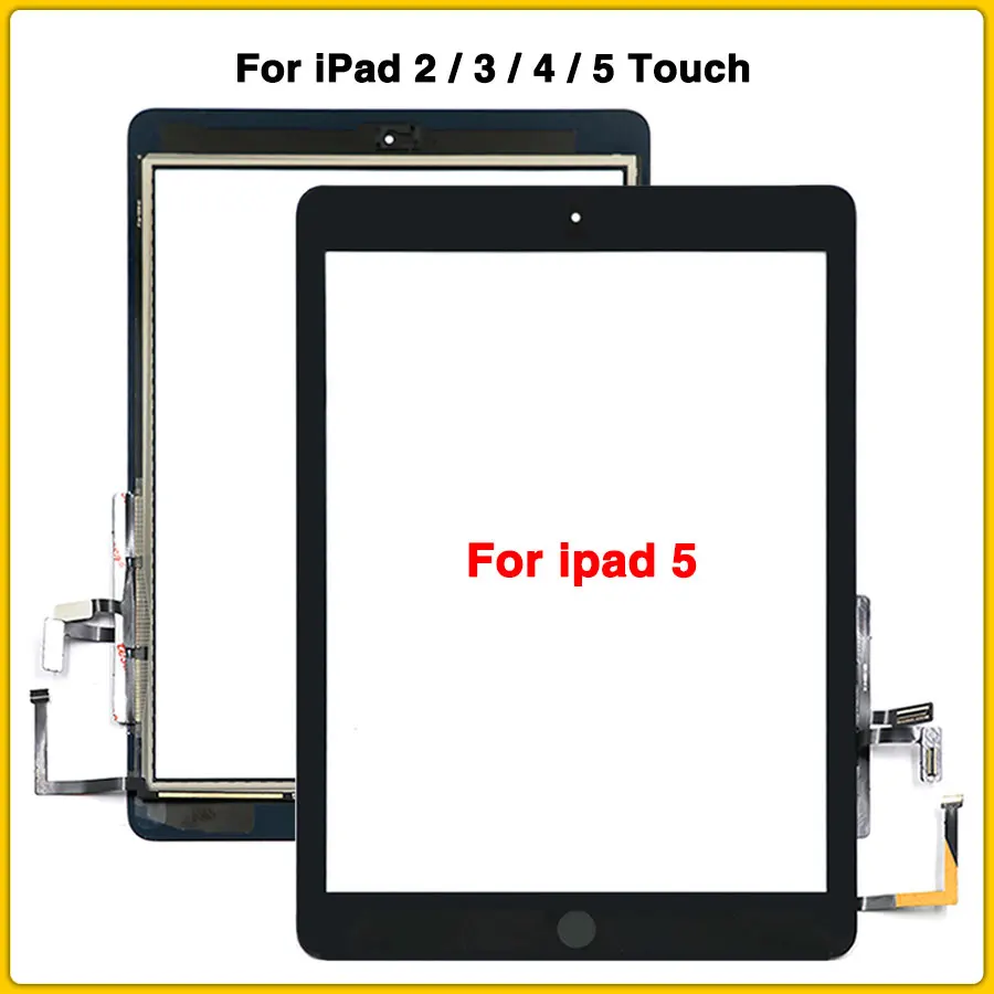 Новый сенсорный экран для IPad 2/3/4/5 A1395 A1403 A1458 A1474 панель дигитайзер Датчик Переднее