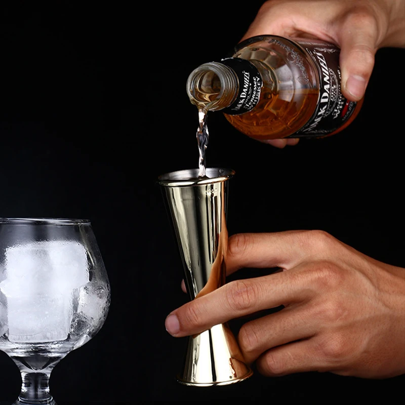 Stainless Steel Measuring Cups Measuring Jigger Cocktail Bar Jigger For Home Bar Party