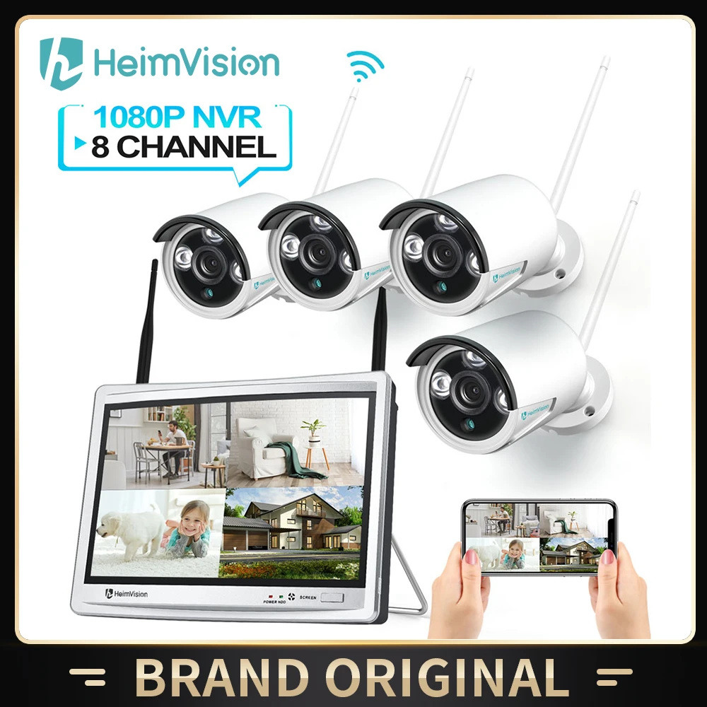 HeimVision HMB43MQ Wi Fi для наблюдения 1080P Беспроводной на открытом воздухе/Крытый