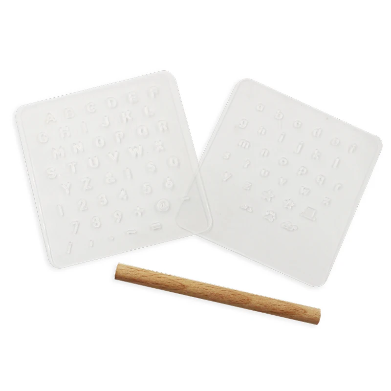DIY Leather Punch Alphabet Number Stamper Set Leather Plastic Alphabet Numbers Stamp Tool Punch Stamp Tool number letter stamp set leather craft stamps leather letter punch alphabet number stamp set