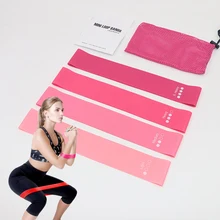 弾性フィットネスジムジムヨガストレッチワークアウト用のキャリーバッグパンダスポーツミニゴムバンドセット(China)