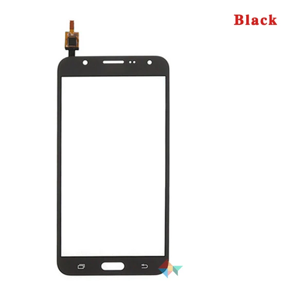 Высокое качество 5," для samsung Galaxy J7 J700F J700M J700H J700 сенсорный экран дигитайзер передняя стеклянная линза сенсорная панель+ инструмент - Цвет: Black No Tool