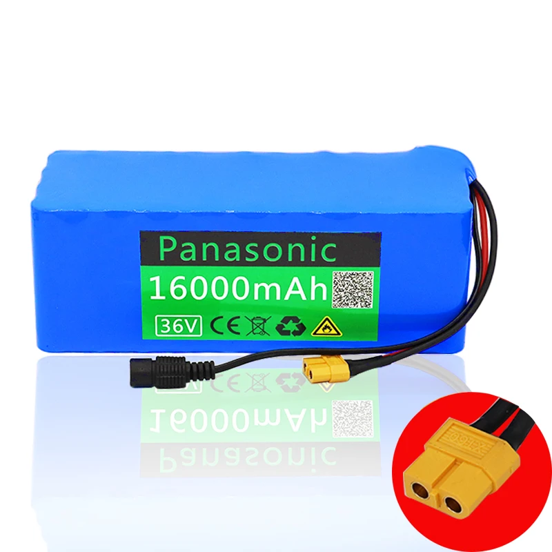 Panasonic аккумулятор 36В 10S4P 16Ah батарейный блок 500W высокая мощность батареи 42В 16000 мА/ч, фара для электровелосипеда в электрические велосипеды БМС+ 42В зарядное устройство