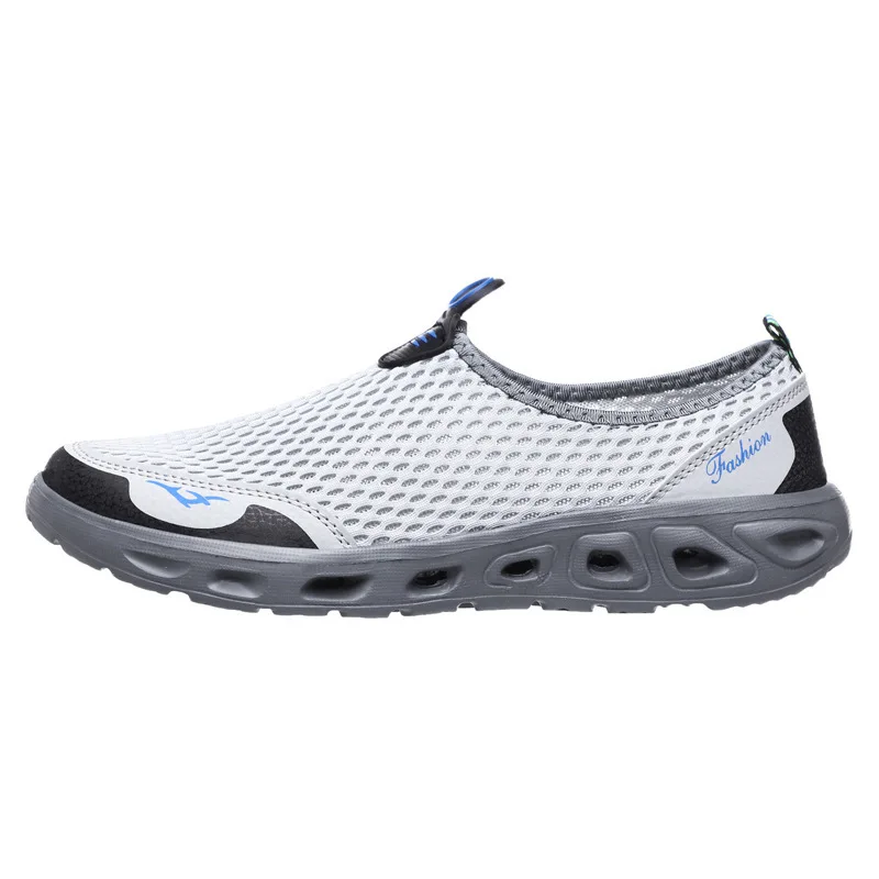 

Spring Summer Outdoor Sports COUPLE'S Trend Mesh MEN'S SHOES Breathable Quick-Dry Mesh Shoes Upstream Shoes Running
