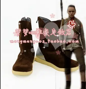 

The Last Jedi Rey Cosplay Boots Shoes Custom Made