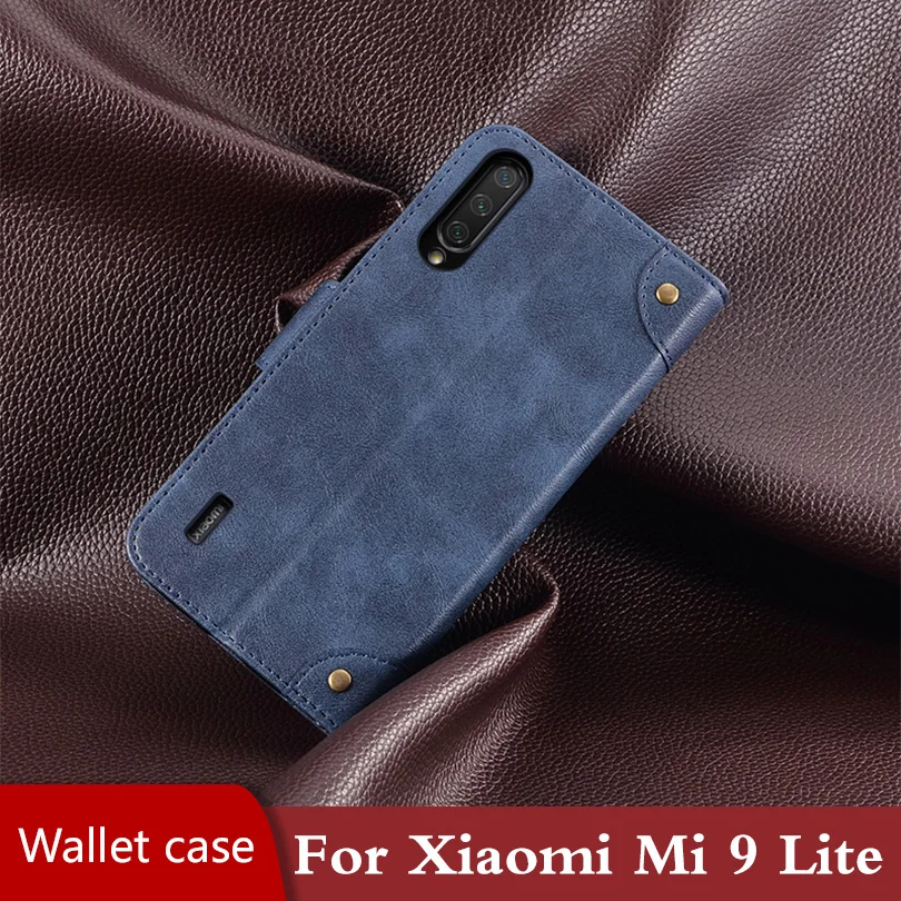 

flip case for xiaomi mi 9 lite book leather cover shockproof magnetic phone case on Xiaomi Mi 9 Lite/MiCC9 back cover funda etui