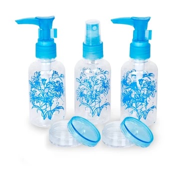 

5Pcs Empty Beauty Makeup Perfume Atomizer Liquid Lotion Spray Bottles Blue-ABVP