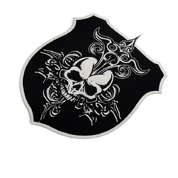 

3D Metal Skull Skeleton Crossbones Car Motorcycle Sticker Truck Label Emblem Badge Car Styling Decoration Accessories