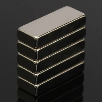 

5pcs N52 Strong Magnety Blocks Permanent Rare Earth Neodymium Magnety for DIY Craft Scientific and Office Multi-use 15x6x3mm