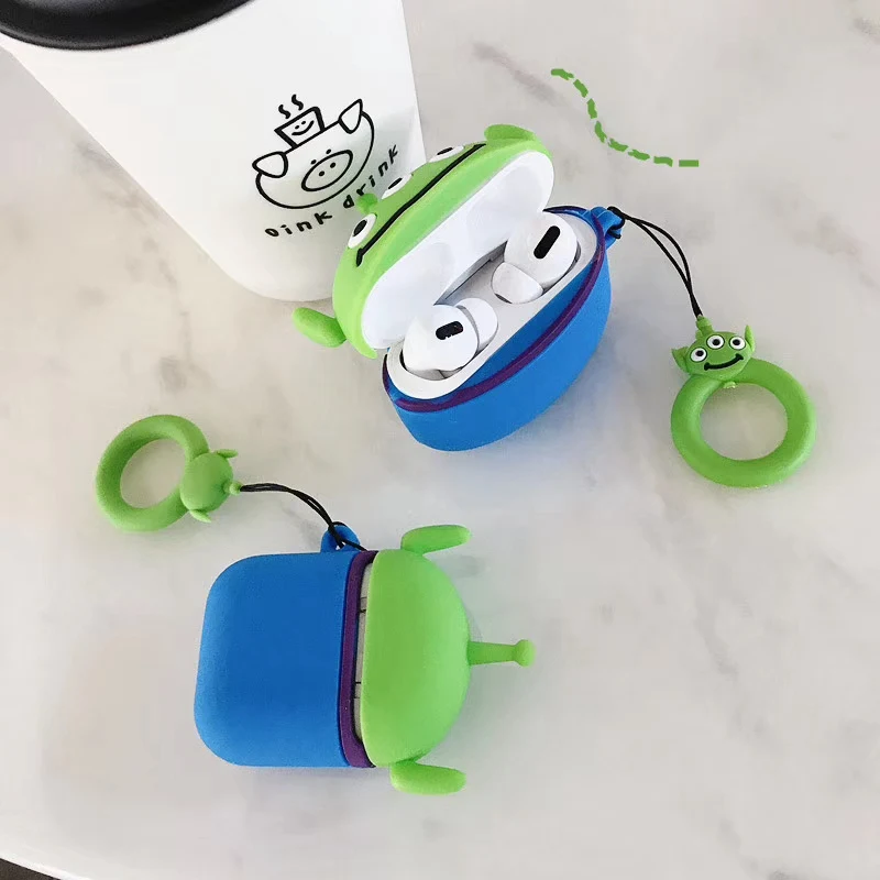 TWS силиконовый чехол для Airpods Pro Apple наушники с милым узором коробка для Air Pods Pro 3 чехол для гарнитуры защитный чехол Fundas