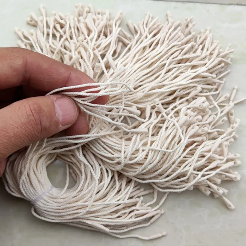 1000pcs Natural Cotton Small Strings 20cm Bag Cords For Tags DIY Clothing Accessories Swing Tag Ropes cotton rope