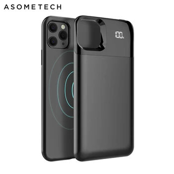 

Battery Case For iPhone 11 Pro Max Digital Display Magnetic Charge Powerbank Case Battery Charger Case Power Bank For iPhone XS
