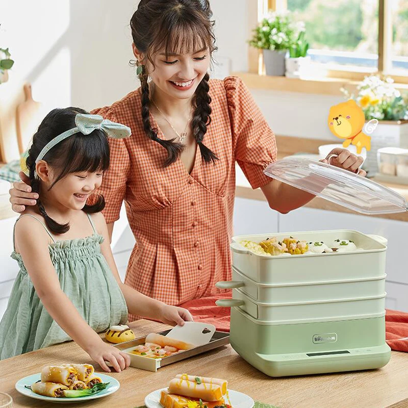 Rice Roll Machine Electric Steamer Steamer for Food Multifunction Breakfast Machine Home Drawer Type Liangpi