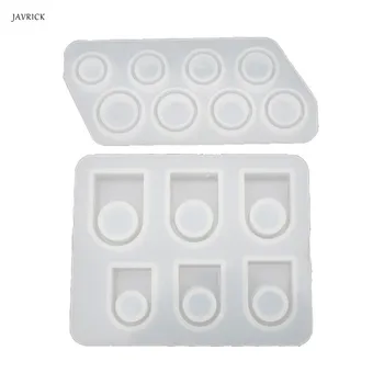 

2Pcs Handmade Jewelry Resin Mold All Sizes US Size 5-12 Silicone Ring Resin Molds Kit Jewelry Tools